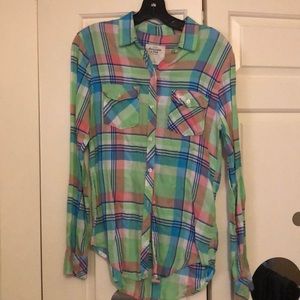 Abercrombie and Fitch flannel button-down shirt